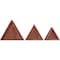 Ekena Millwork Triangle, Closed Back, Vintage Farmhouse Shadow Box Shelves, Barnwood Decor Collection, PK3 DECR15SBTRCBRD - alternate 2